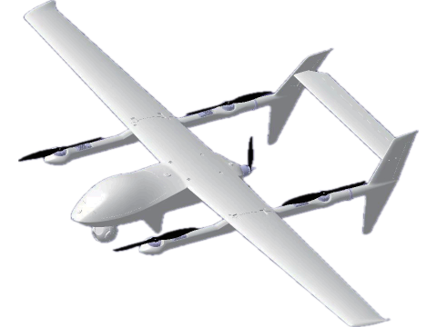 KK-WV24E Electric VTOL Fixed-Wing Hybrid UAV Platform